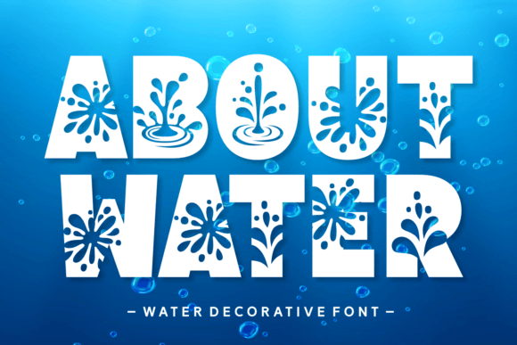 About Water Font
