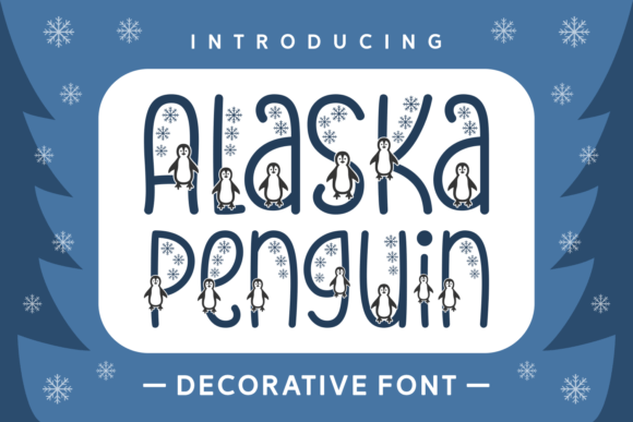 Alaska Penguin Font: Adorable Design