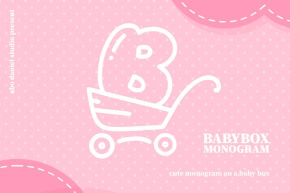 Babybox Monogram Font for Editorial Design