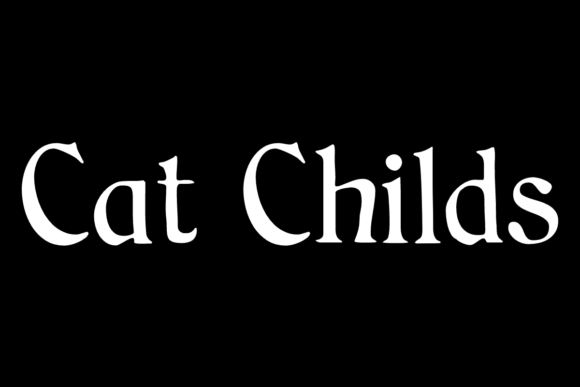 Cat Childs: A Playful Font for Small Business