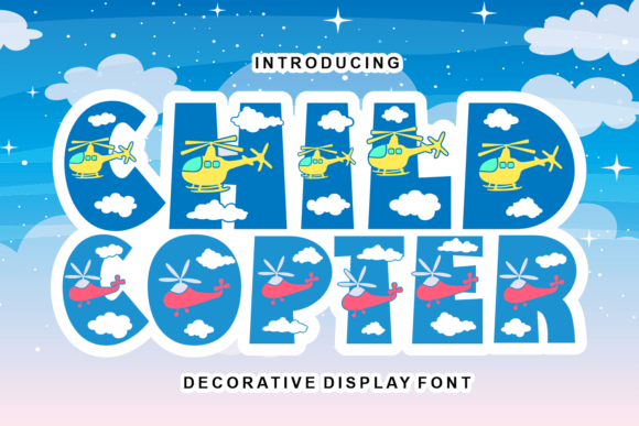 Child Copter Font Review