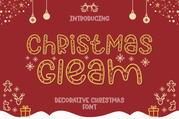Christmas Gleam Font for Business