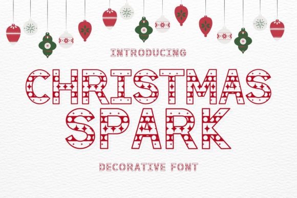 Christmas Spark: A Festive Font for Creative Projects