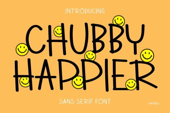 Chubby Happier Font for Web Design