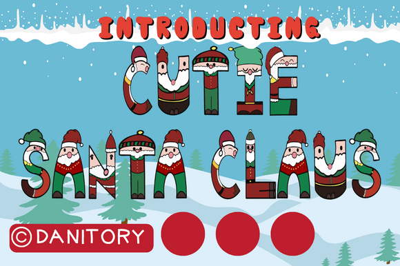 Cutie Santa Claus Font