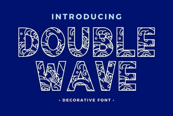 Double Wave: A Fun Font for Creative Projects