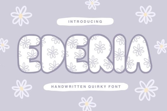 Ederia: A Decorative Font for Creative Projects
