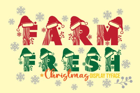 Farm Fresh Christmas Font Review