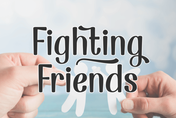 Fighting Friends Font: Playful & Practical