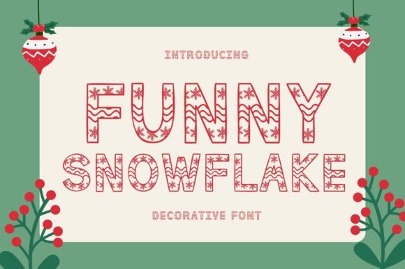 Funny Snowflake Font Review
