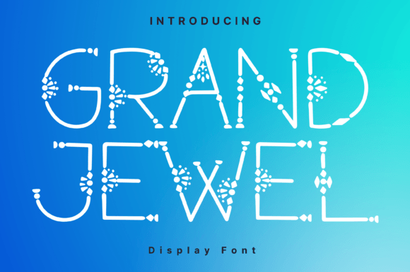 Grand Jewel: A Whimsical Font for Creative Campaigns