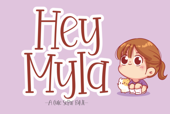 Hey Myla Font for Editorial Design