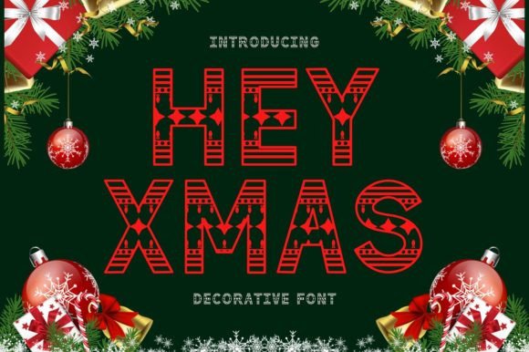Hey Xmas: A Festive Font for Bold Campaigns