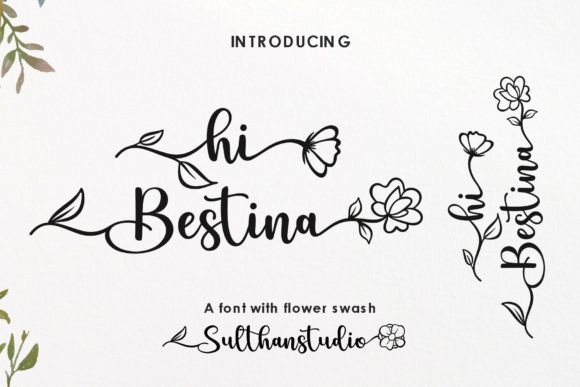 Hi Bestina: A Handwritten Font for Creative Projects