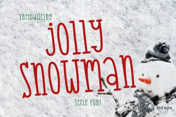 Jolly Snowman Font Review