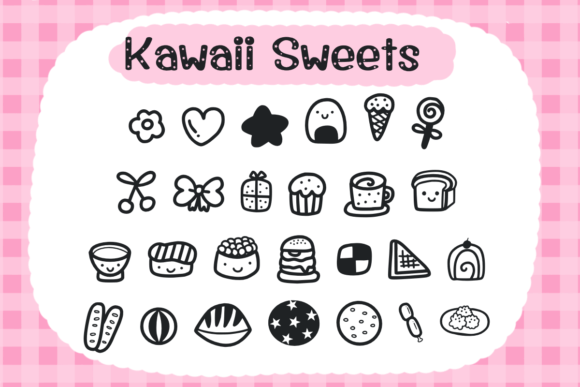 Kawaii Sweets Font for Business