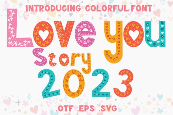 Love You Story Font for Web Design