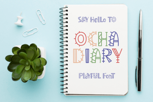 Ocha Diary: A Playful Font for Creative Projects