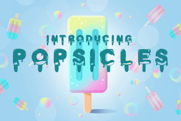 Popsicles Font: Playful Typography for Makers