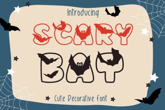 Scary Bat Font: Halloween Style for Web Design