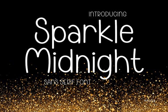 Sparkle Midnight: A Bold, Glamorous Display Font