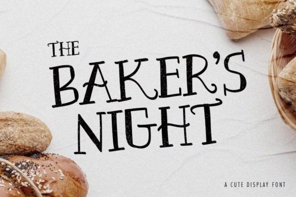 The Baker s Night Font