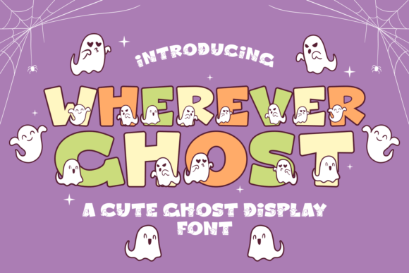 Wherever Ghost: A Spooky Yet Adorable Font