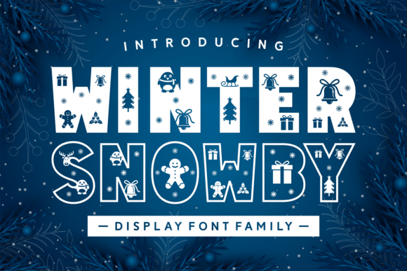 Winter Snowby Font: Festive Design Made Easy