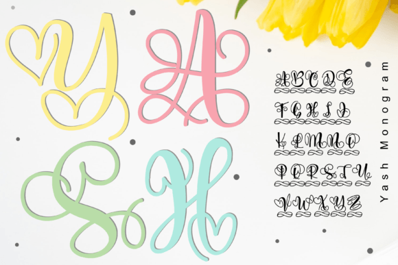 Yash Monogram: A Stylish Font for Marketers